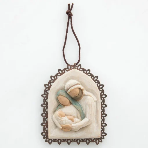 Willow Tree Christmas^Holy Family Metal-Edged Ornament
