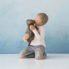 Willow Tree Children^Kindness (Boy, Darker Skin Tone And Hair Color)