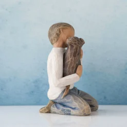 Willow Tree Children^Kindness (Boy, Darker Skin Tone And Hair Color)