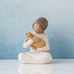 Willow Tree Pets^Kindness (Girl, Darker Skin Tone And Hair Color)