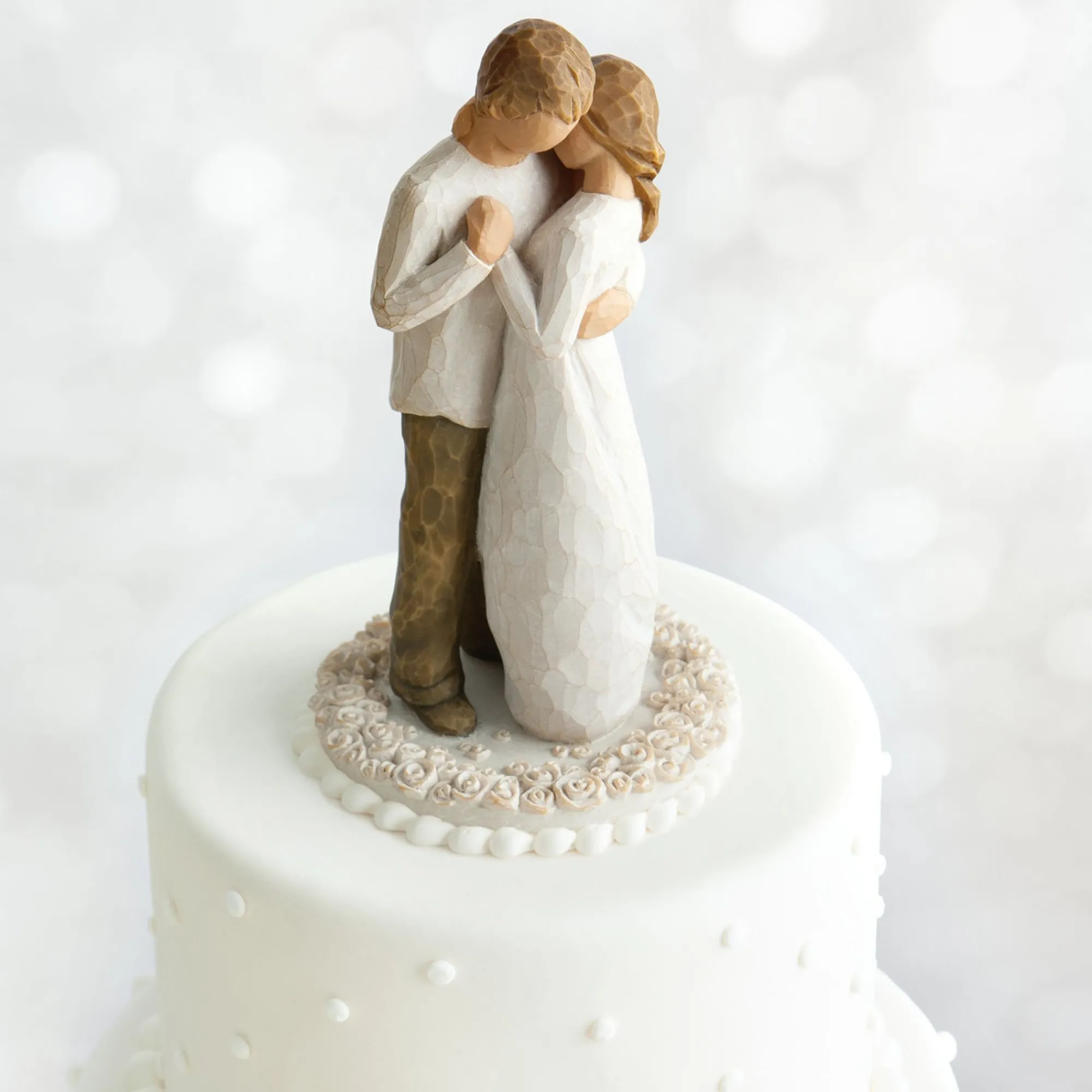 Willow Tree Couples^Promise Cake Topper